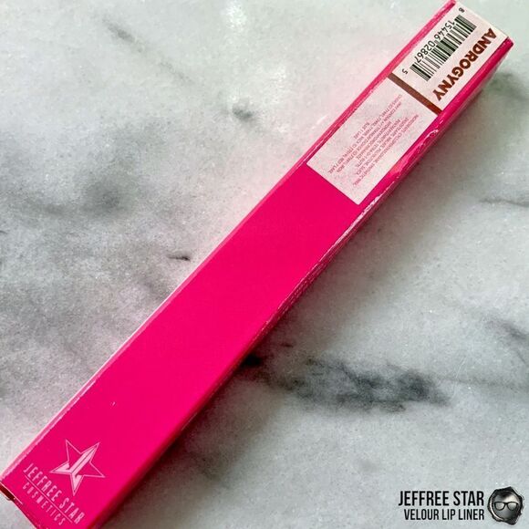 JEFFREE STAR VELOUR LIP LINER PENCIL IN ANDROGYNY DIRTY PLUM MAUVE FULL SIZE NEW - Picture 10 of 14